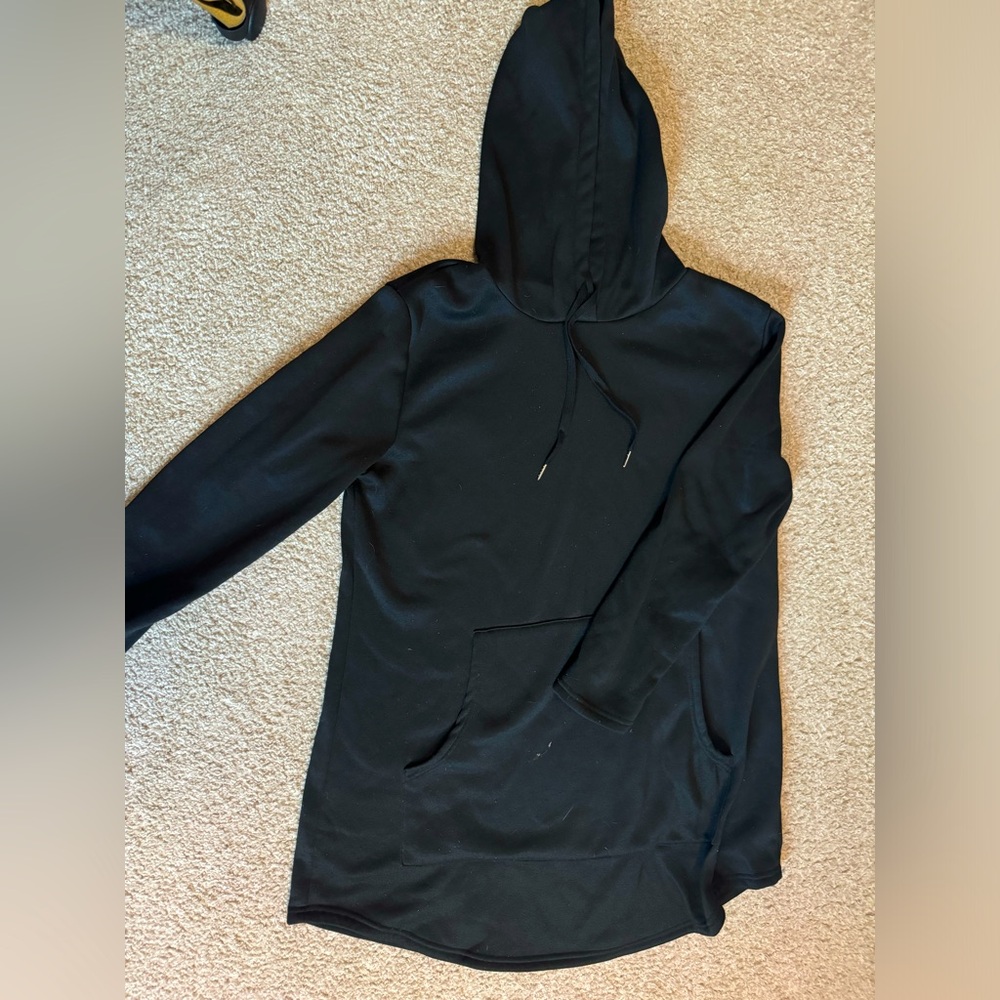 Black sweatshirt dress